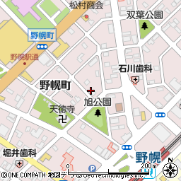 北海道江別市野幌町43-3周辺の地図