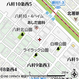 北海道札幌市西区八軒１０条西4丁目1周辺の地図