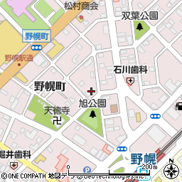 北海道江別市野幌町43-1周辺の地図