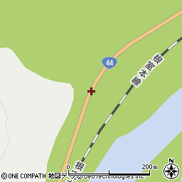 国道４４号線周辺の地図