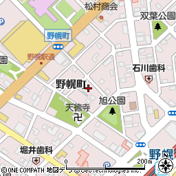 北海道江別市野幌町45-24周辺の地図