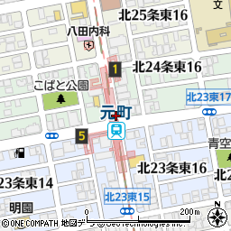 北海道札幌市東区周辺の地図