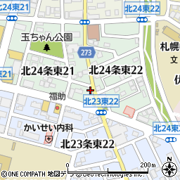 北海道札幌市東区北２４条東21丁目6-9周辺の地図