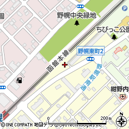 北海道江別市野幌東町1-1周辺の地図
