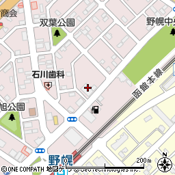 江別ベルコ会館周辺の地図