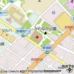 江別市文化協会周辺の地図