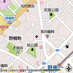 北海道江別市野幌町38-2周辺の地図