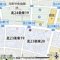 神楽岡整骨院札幌リラクゼーション周辺の地図