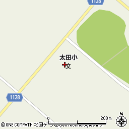 厚岸町立太田小学校周辺の地図