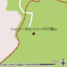 シャトレーゼカントリークラブ栗山周辺の地図