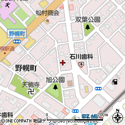 北海道江別市野幌町38-3周辺の地図