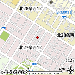 北海道札幌市北区北２７条西12丁目6周辺の地図