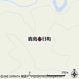 北海道夕張市鹿島春日町周辺の地図