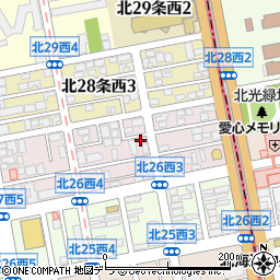 リパーク札幌北２７西３駐車場周辺の地図