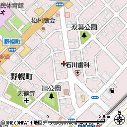 北海道江別市野幌町38-12周辺の地図