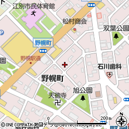 北海道江別市野幌町42-7周辺の地図