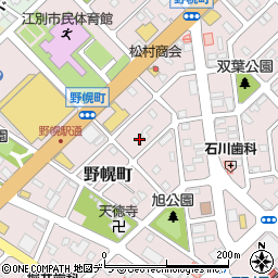 北海道江別市野幌町42-6周辺の地図