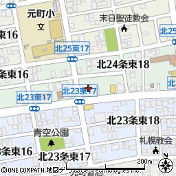 セブンイレブン札幌北２４条通り店周辺の地図