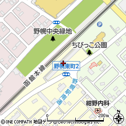 北海道江別市野幌東町1-9周辺の地図