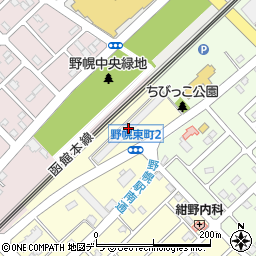 サーム野幌駅Ｂ棟周辺の地図