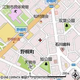 北海道江別市野幌町42-19周辺の地図