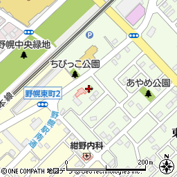 セブンイレブン江別東野幌店周辺の地図