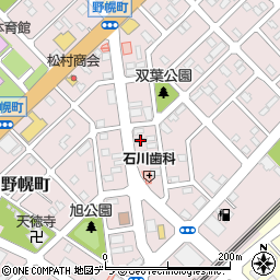 北海道江別市野幌町30-7周辺の地図