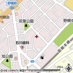 北海道江別市野幌町32-6周辺の地図