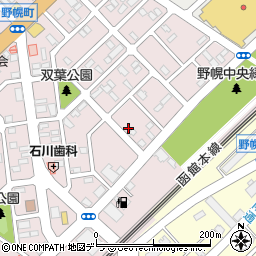 北海道江別市野幌町22-5周辺の地図