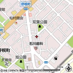 北海道江別市野幌町30-9周辺の地図