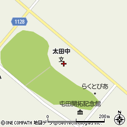 厚岸町立太田中学校周辺の地図
