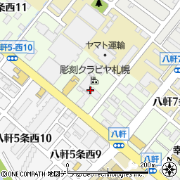 彫刻グラビヤ札幌周辺の地図