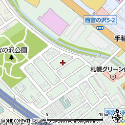 北海道札幌市手稲区西宮の沢５条2丁目6周辺の地図