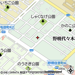 北海道江別市野幌代々木町73周辺の地図