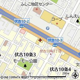 札幌日産くるまるく新道周辺の地図