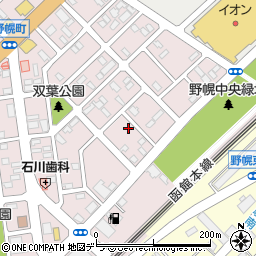 北海道江別市野幌町22-11周辺の地図