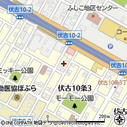 勤医協札幌ふしこ歯科診療所周辺の地図