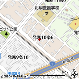 株式会社キクミ　札幌出張所周辺の地図