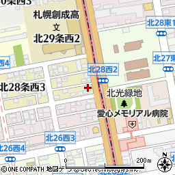 釜寅　札幌創成川通り店周辺の地図