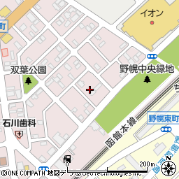北海道江別市野幌町21-4周辺の地図