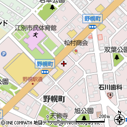 北海道江別市野幌町41-12周辺の地図