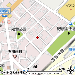 北海道江別市野幌町22-10周辺の地図
