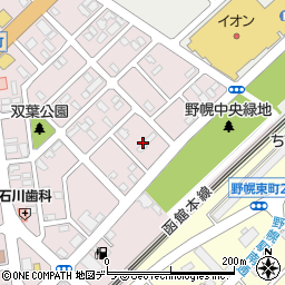 北海道江別市野幌町21周辺の地図