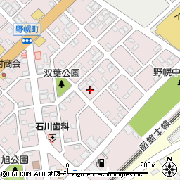 北海道江別市野幌町23-9周辺の地図