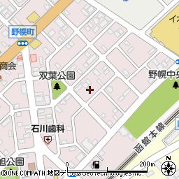 野幌ハイツ周辺の地図