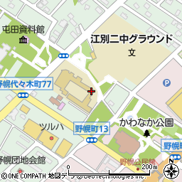 北海道江別市野幌代々木町53-3周辺の地図