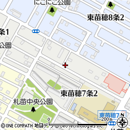 札幌市役所子ども未来局　子ども育成部札苗小ミニ児童会館周辺の地図