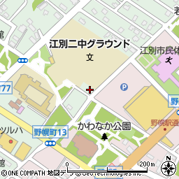 北海道江別市野幌代々木町53-1周辺の地図