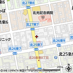北日本調剤北光薬局周辺の地図