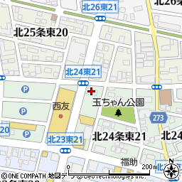 日本観光公社札幌店周辺の地図